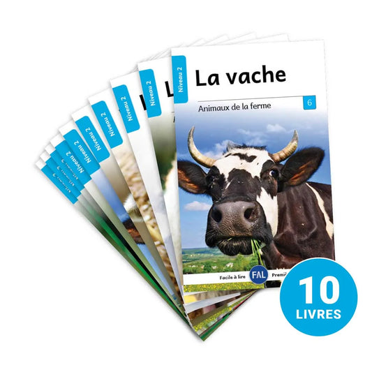 Animaux de la ferme – Série de 10 livres