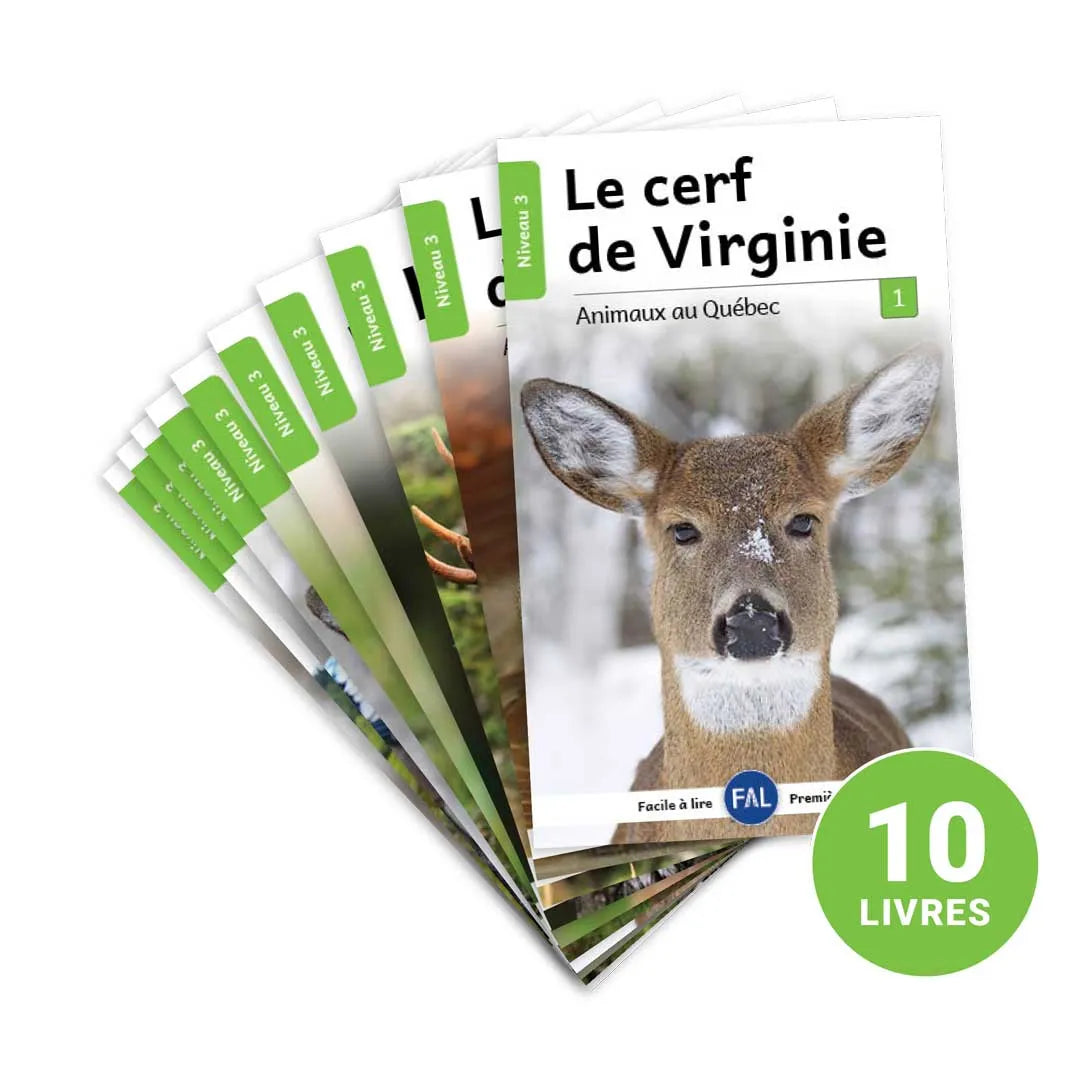 Animaux au Québec – Série de 10 livres