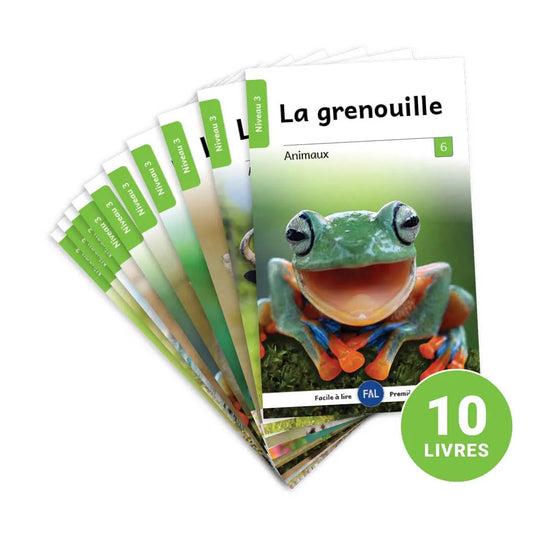 Les animaux 3 – Série de 10 livres